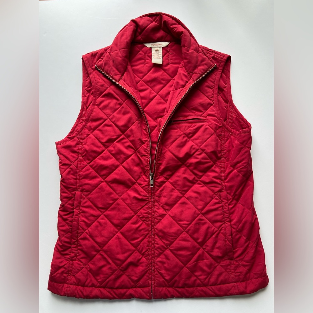 Sundance Catalog Womens Quilted Vest